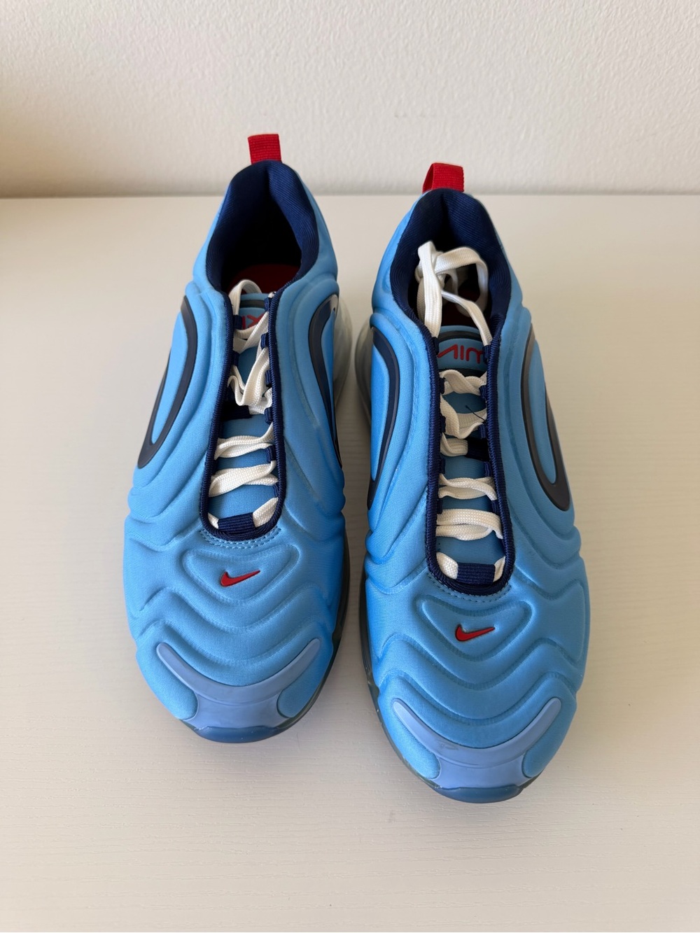 Nike Blue and Red Air Max 720 Sneakers Size 8.5 (25.5cm) - Picture 3 of 11